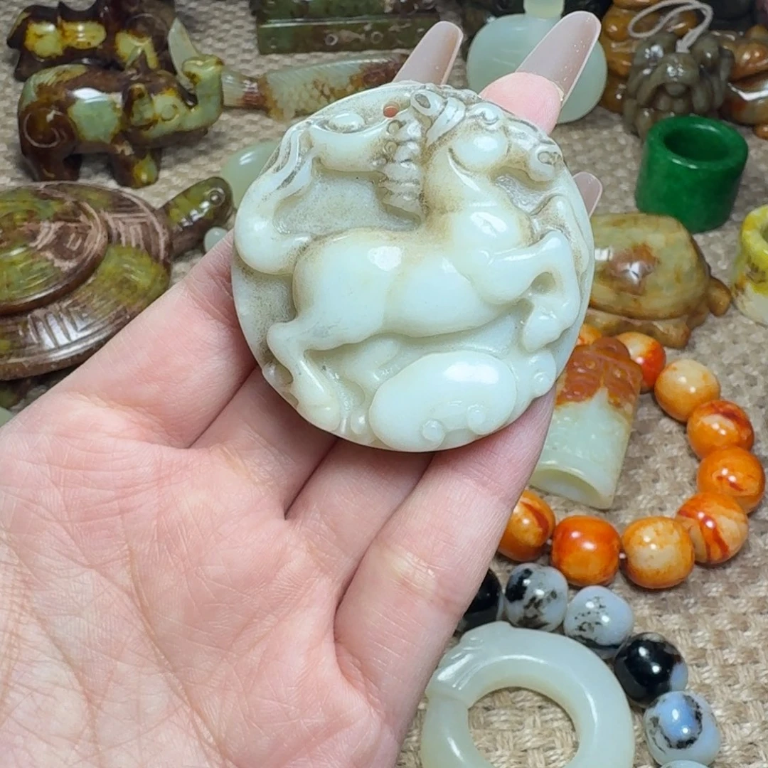 白玉菩提吊坠挂件