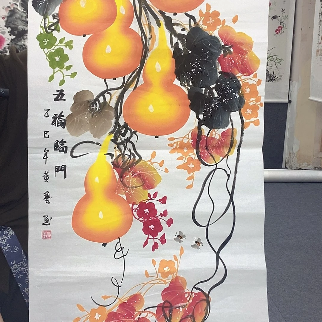 国画国画作品手绘
