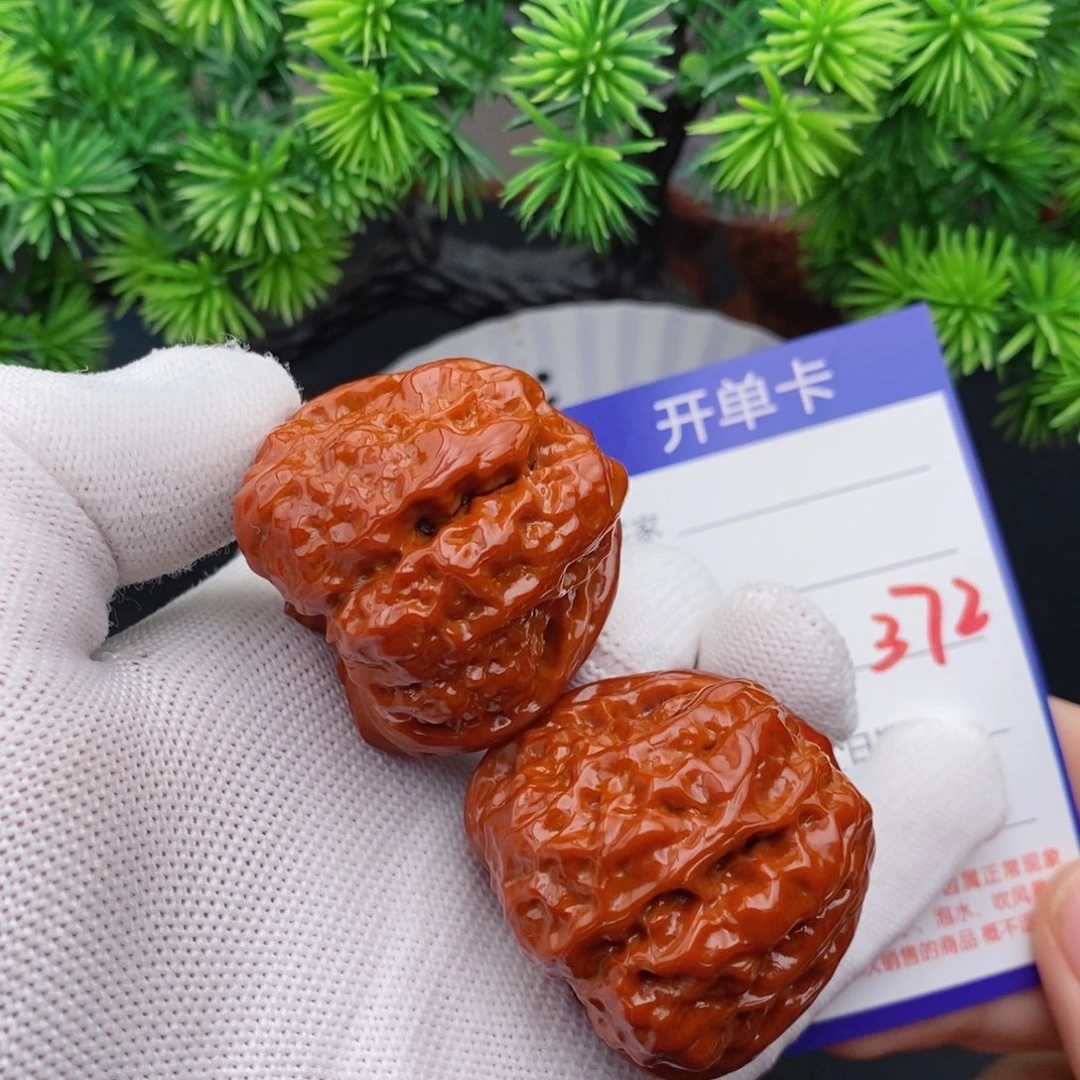 文玩核桃把件40蛤蟆头372