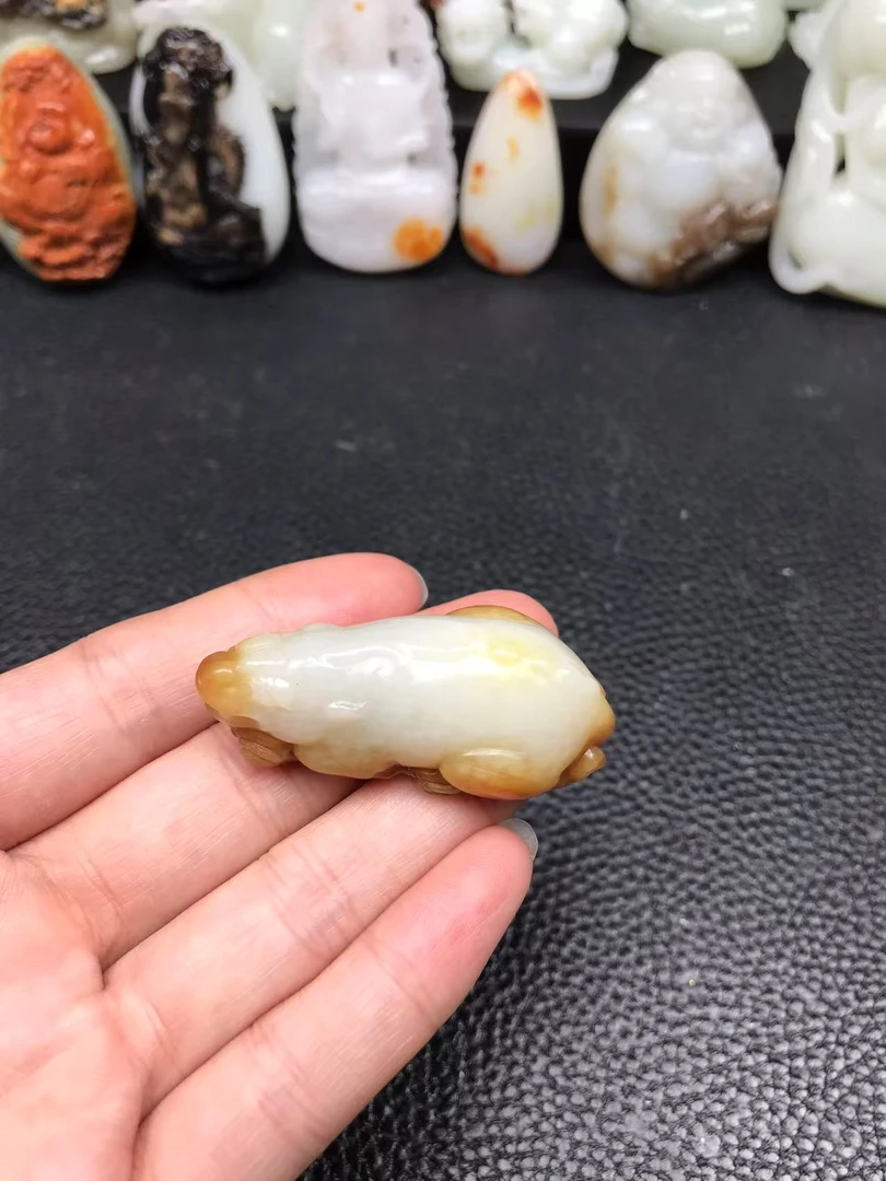 和田玉貔貅，实物漂亮