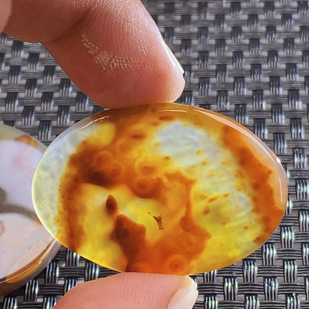 夜***煌玛瑙/玉髓未镶嵌吊坠(不含链)