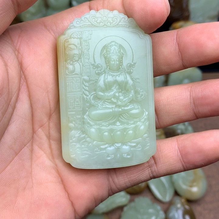 和田玉（糖玉）未镶嵌颈饰