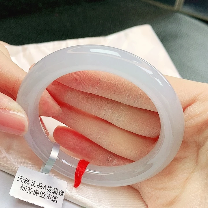 翡翠未镶嵌手镯缅甸天然a货翡翠手镯