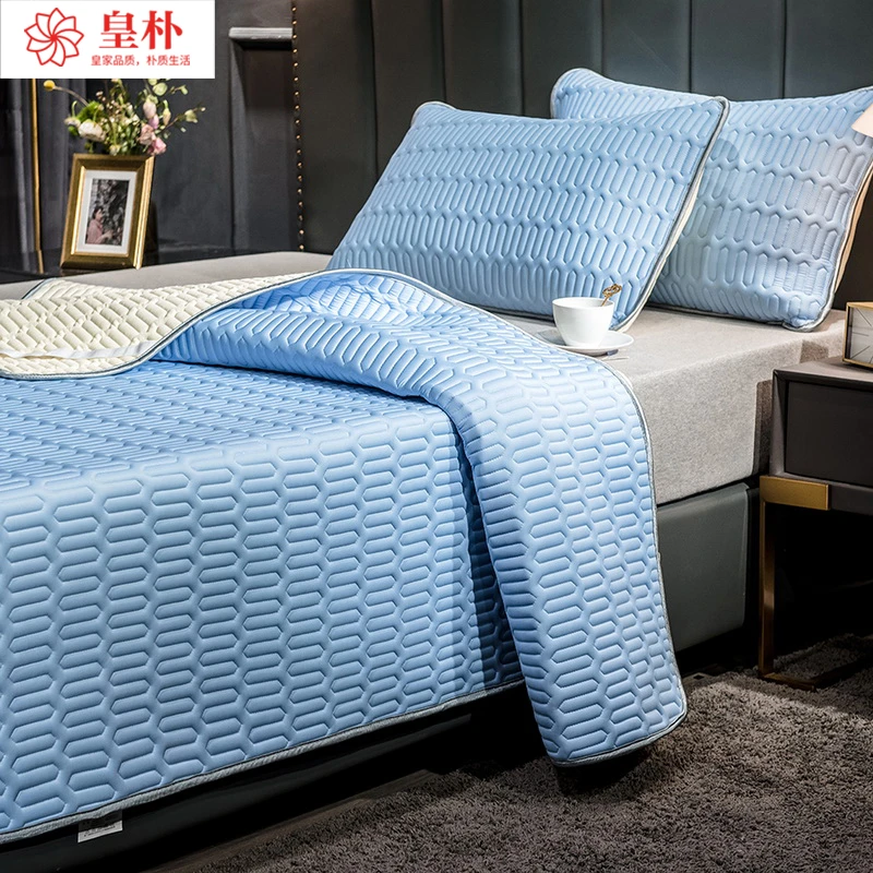 皇朴2025新款天然乳胶凉席 家用折叠式好收纳03