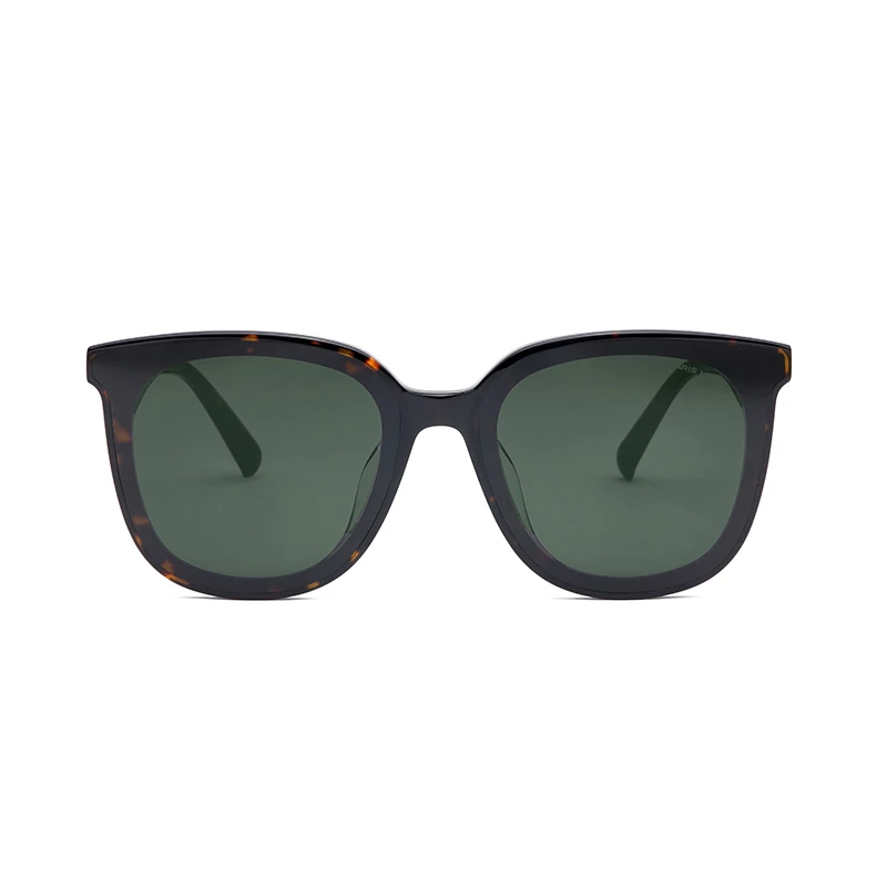 黑框茶色方形折叠轻薄偏光护眼防晒遮阳太阳眼镜