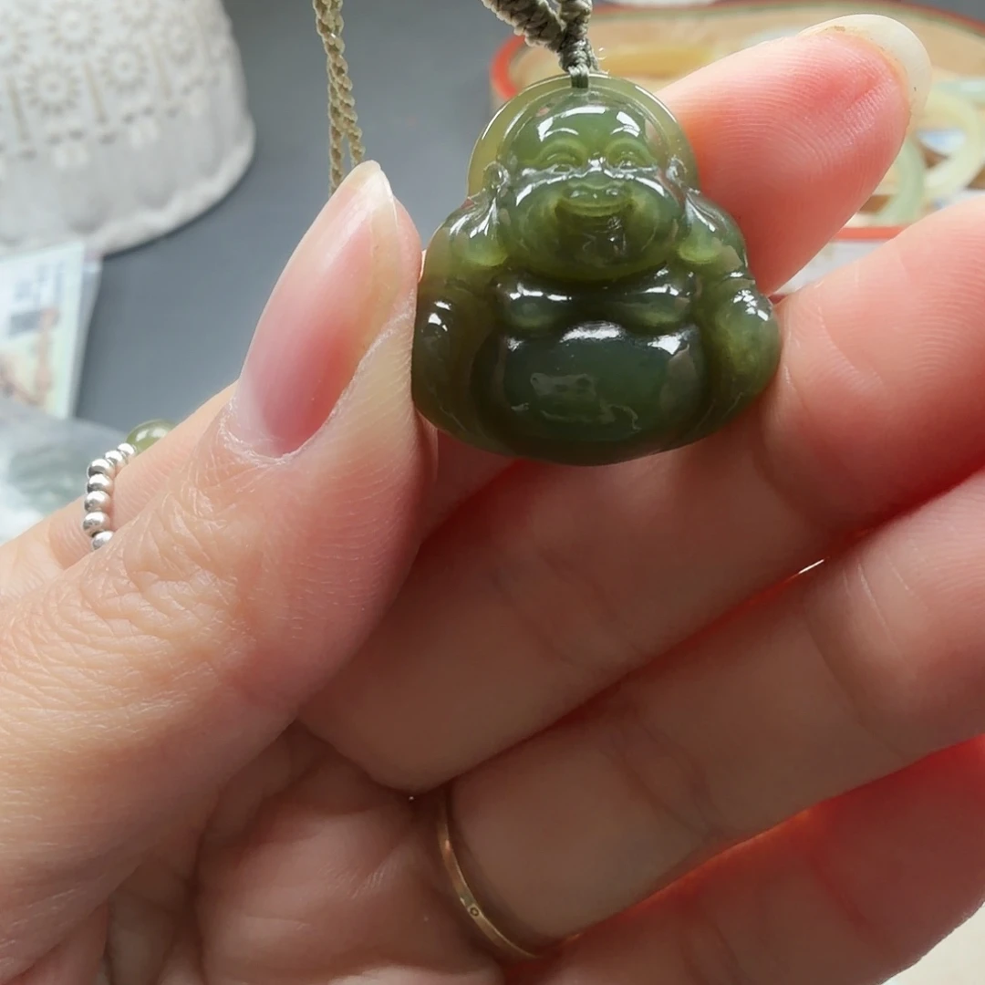 和田玉未镶嵌颈饰046