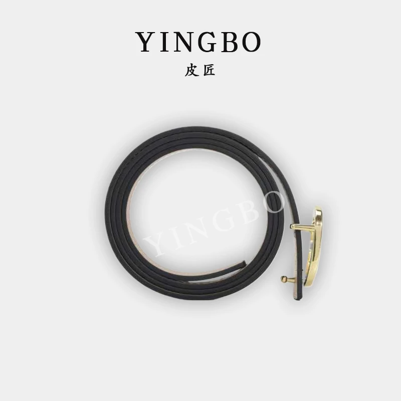 【英柏甄选】FES-9052-黑色女皮带百搭装饰可调节细腰带