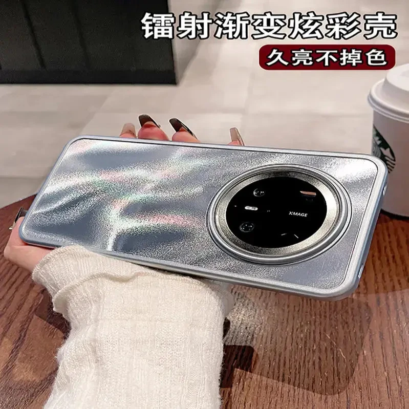 波漾渐变适用华为mate70pro手机壳mate60pro/ 镜头全包防摔保护套