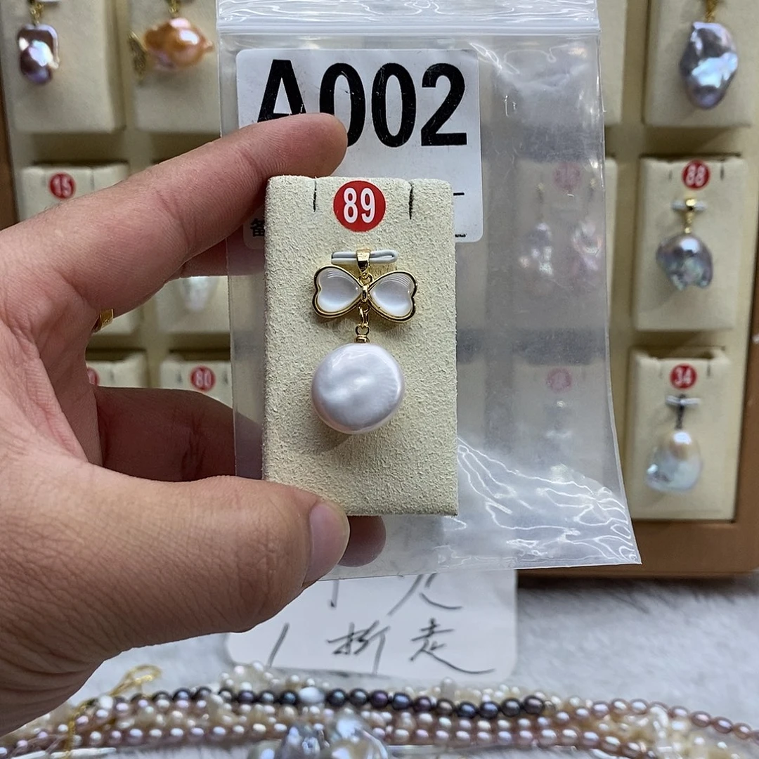 颈饰淡水珍珠银S925镶嵌