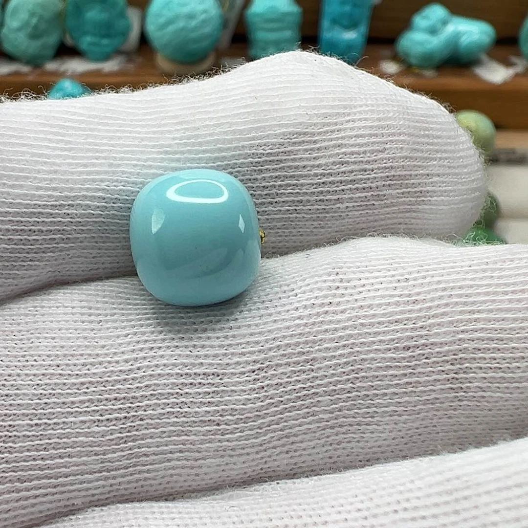 绿松石老型珠 未镶嵌