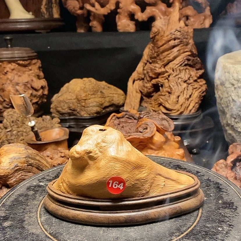 【闪购商品】164号荔枝木香炉工艺