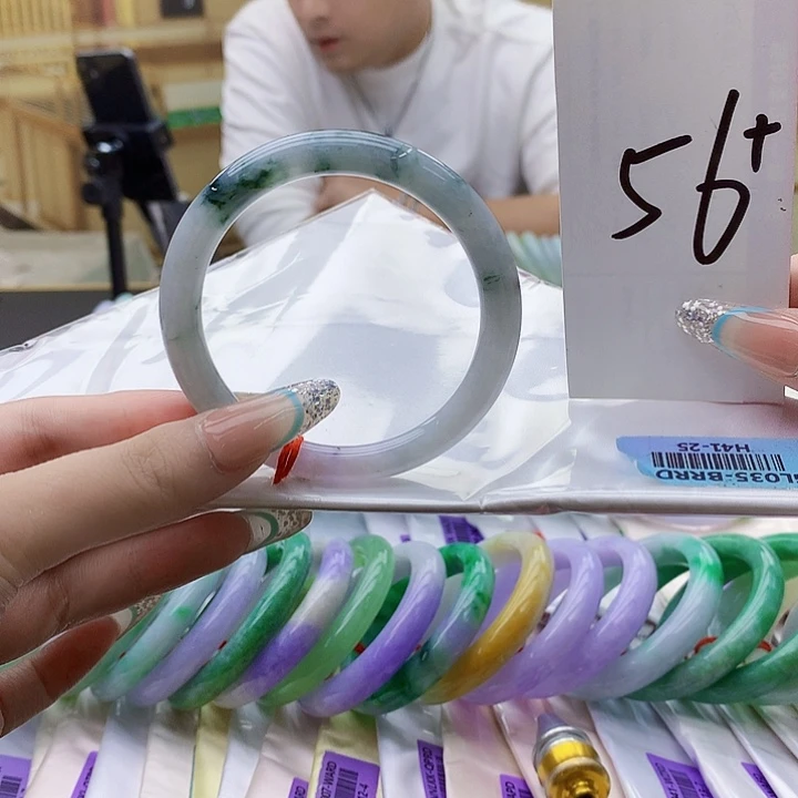 翡翠未镶嵌手镯mm