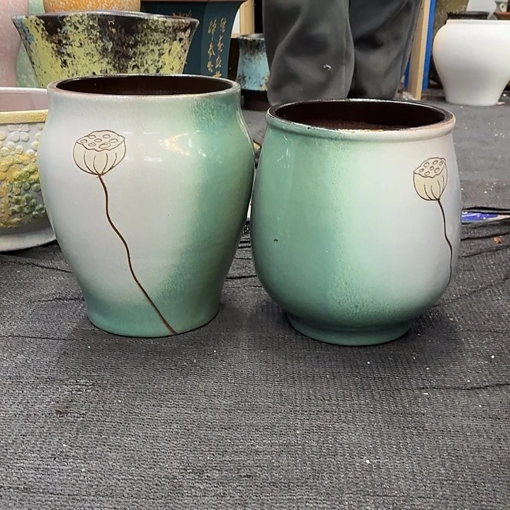 19×24-19×26 -粗陶花盆有孔-买买买