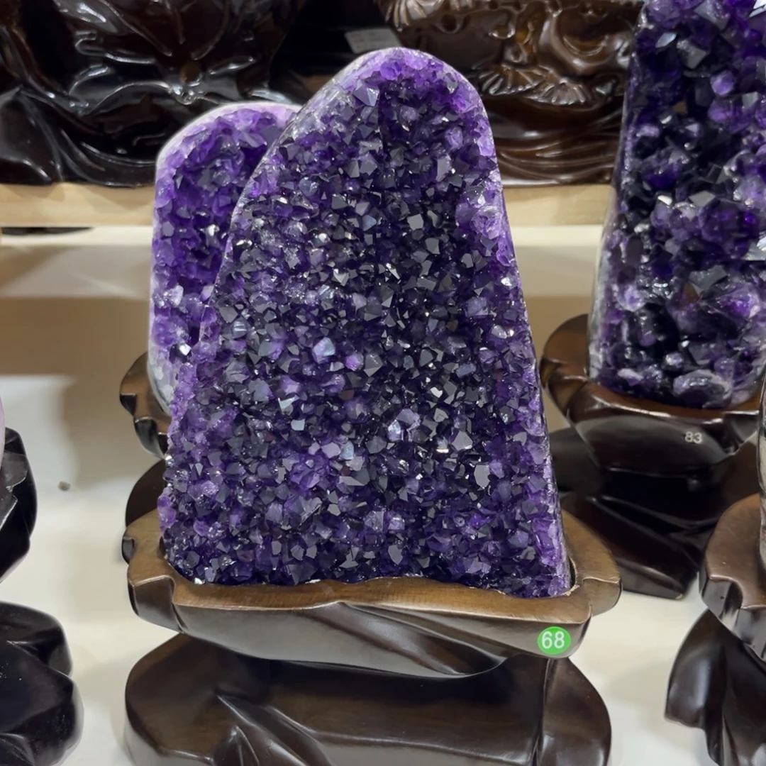 紫晶摆件未镶嵌紫晶