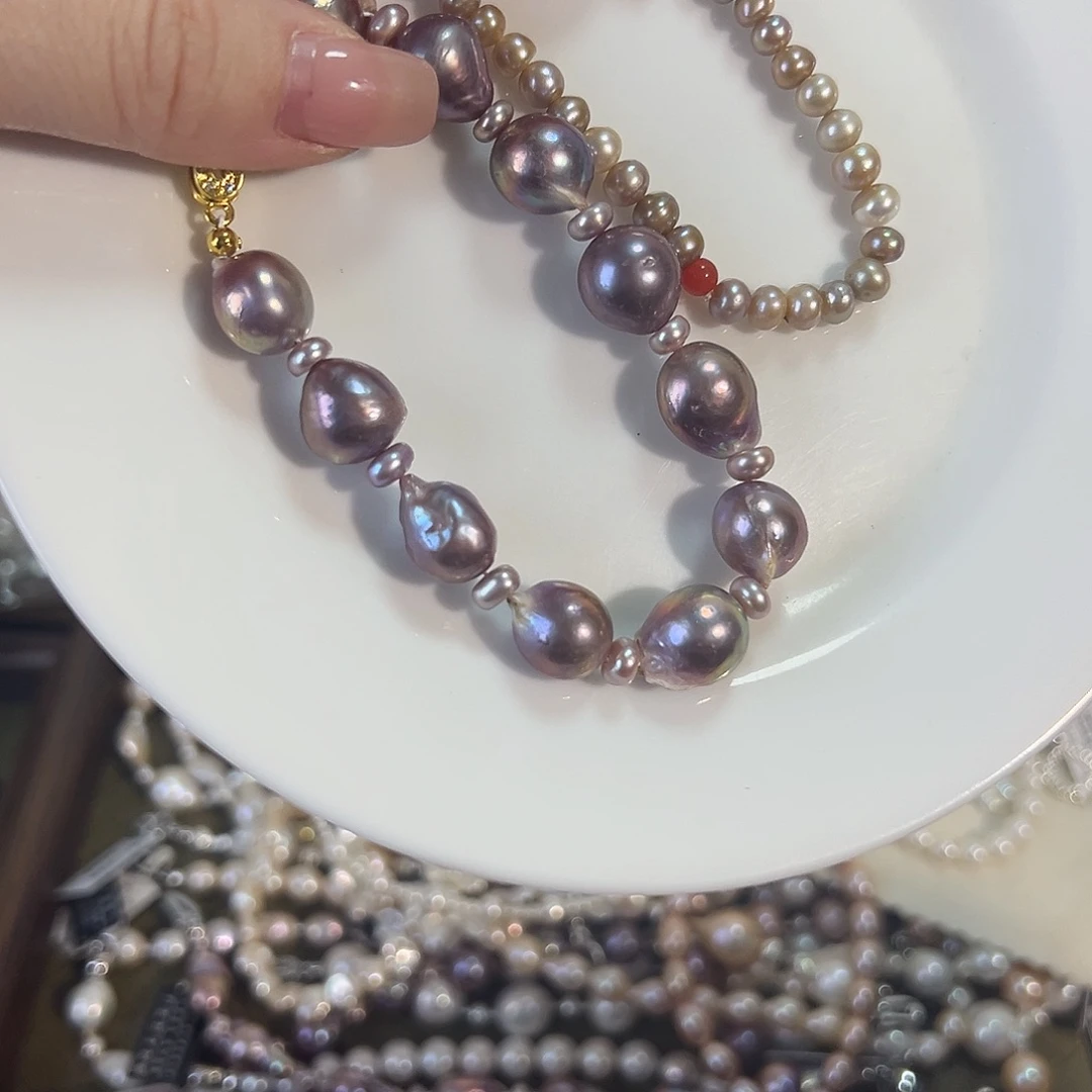 合金淡水珍珠设计款珠宝首饰