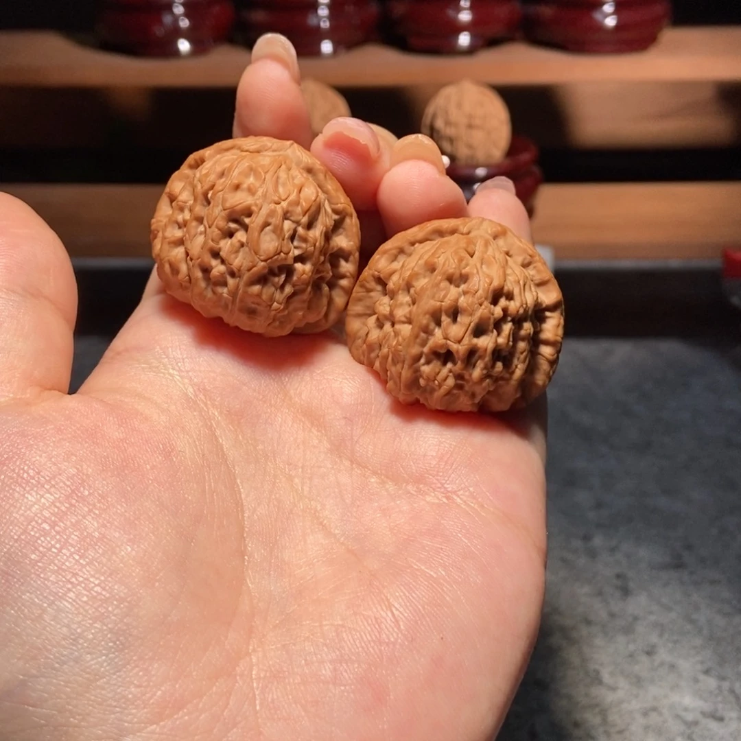 核桃手串/手链宁*臣35三角白全品白茬