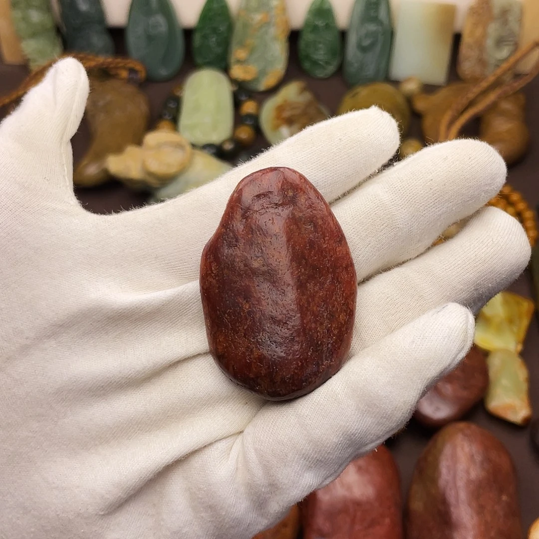 岫岩河磨玉（透闪石质玉）未镶嵌颈饰