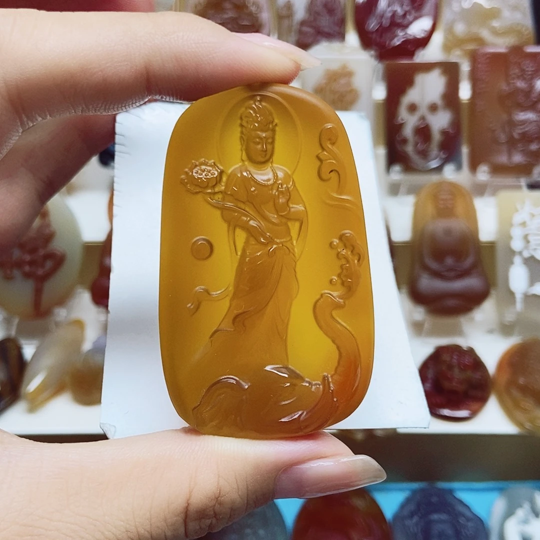 逍***遥玛瑙/玉髓颈饰未镶嵌