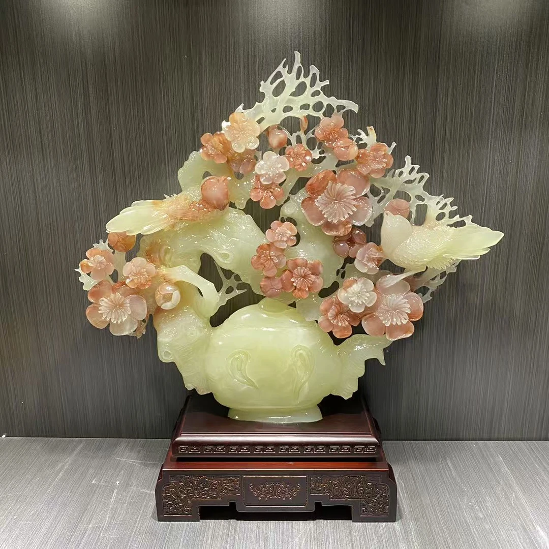 梅开五福客厅玄关办公室电视柜装饰开业乔迁送礼佳品