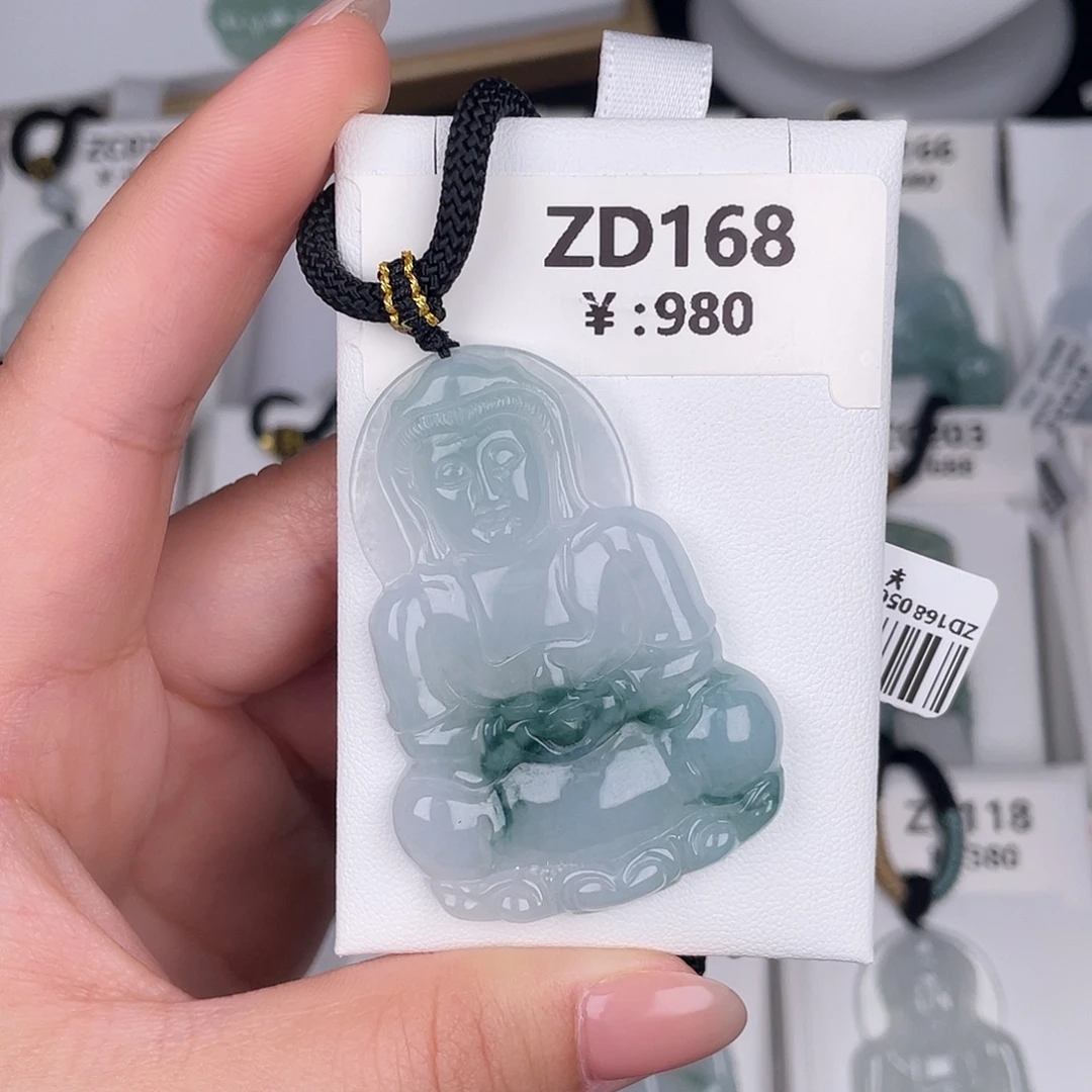 翡翠未镶嵌颈饰zd168