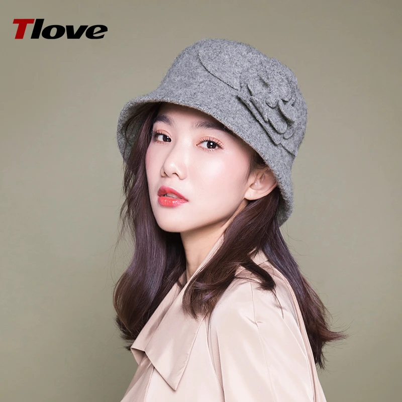 2925中老年女士呢帽秋冬季妈妈保暖渔夫帽遮阳帽