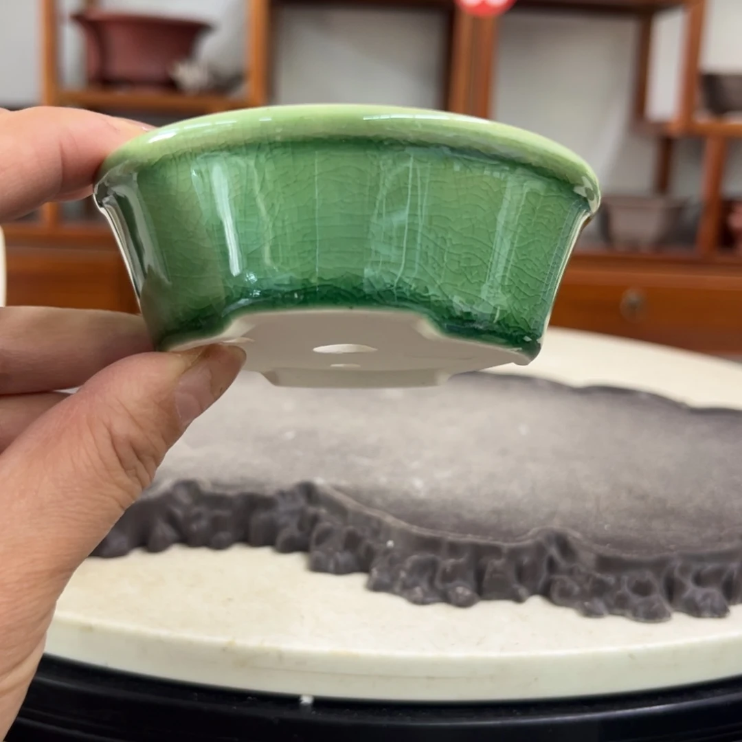 紫砂花盆瑕疵3-9。。。