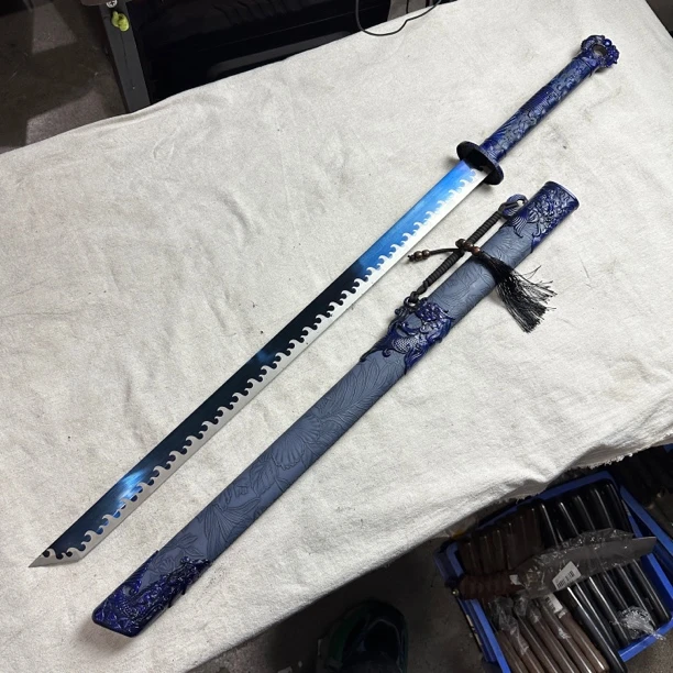 3106 龙泉昊天宝剑高锰钢武士刀高锰钢未开刃