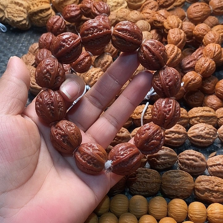 文玩核桃手串粗筋