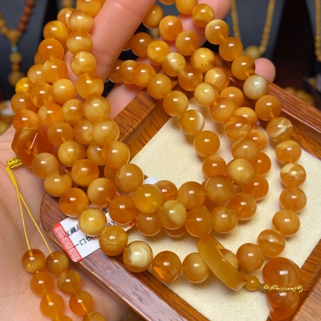 【闪购商品】蜜蜡颈饰未镶嵌项链