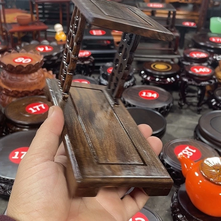 手工艺品琉璃红木底座工艺品