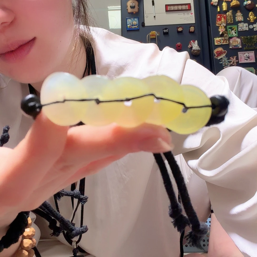 岫玉未镶嵌五帝钱