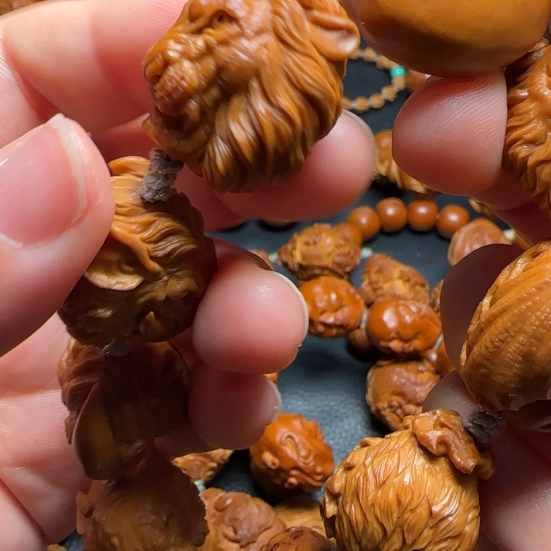 下***天手串/手链橄榄核百兽