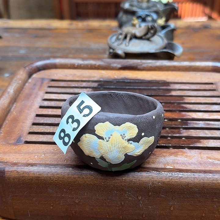 纯手工制作粗陶茶具