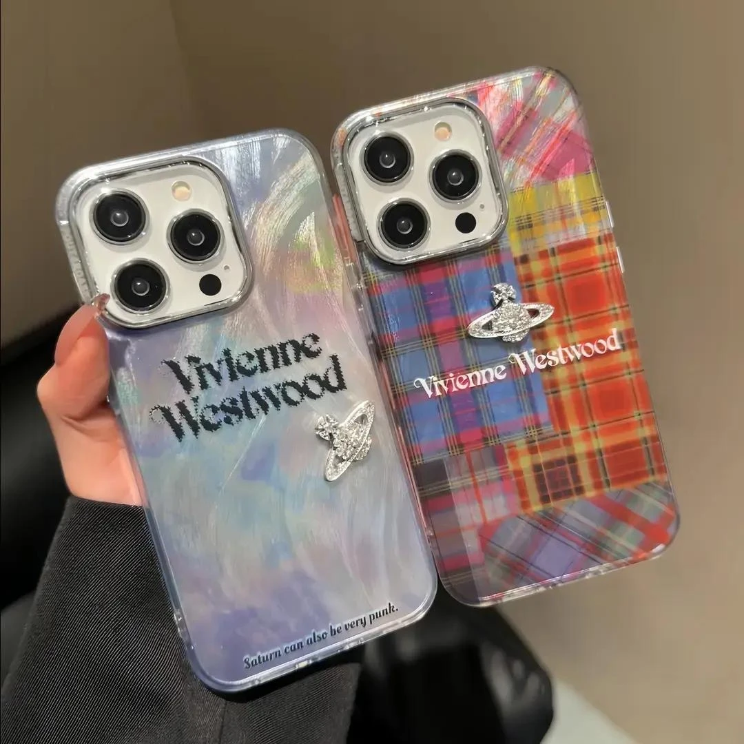 苹果/华为/小米/VIVO/OPPO立体格纹创意2025年女神新款羽纱手机壳