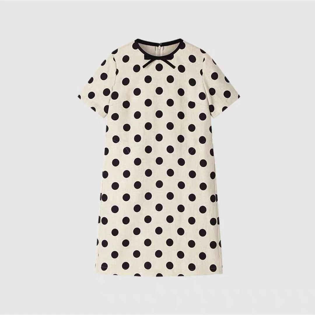 1532禾女装2025春夏新款斜纹亚麻及膝连衣裙淡人