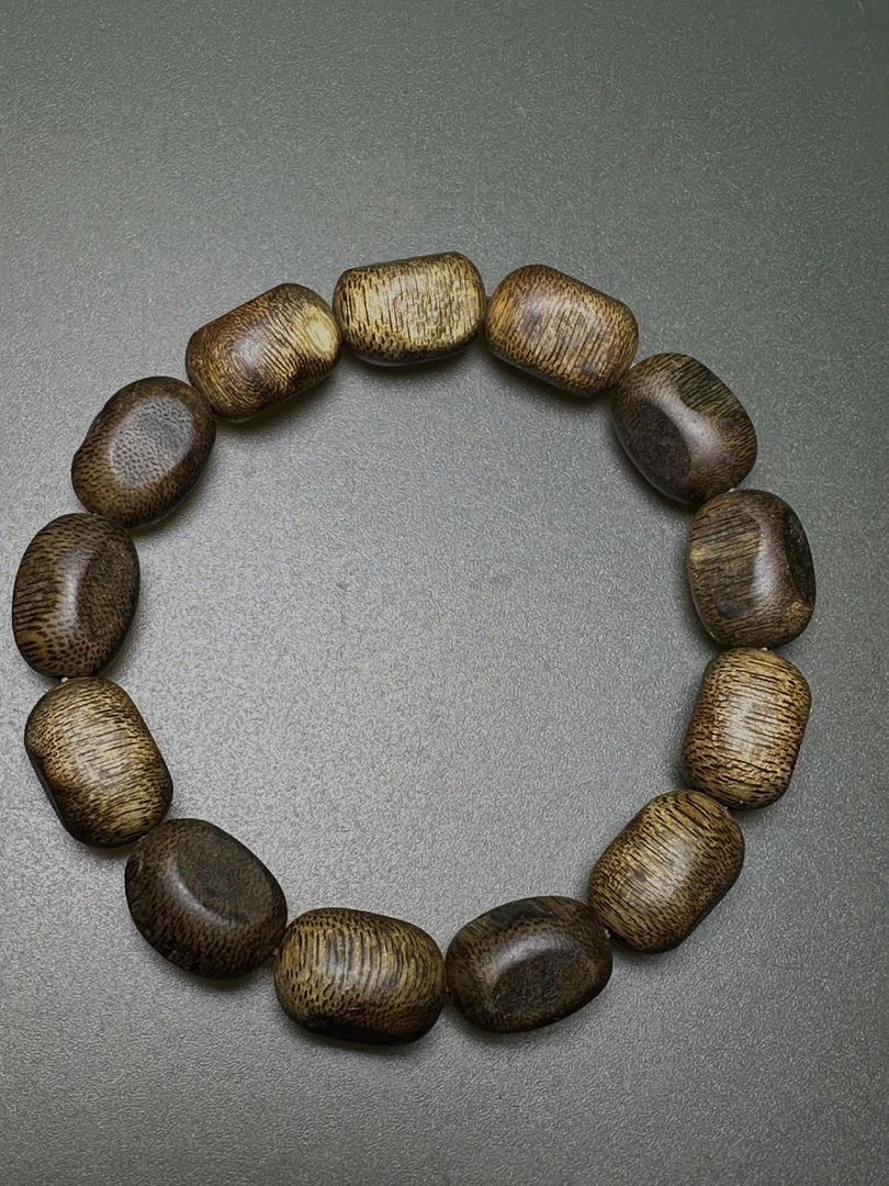 香韵幽沉 莺歌绿奇楠天然沉香留疤手串11mm 多样性发货一条10克+