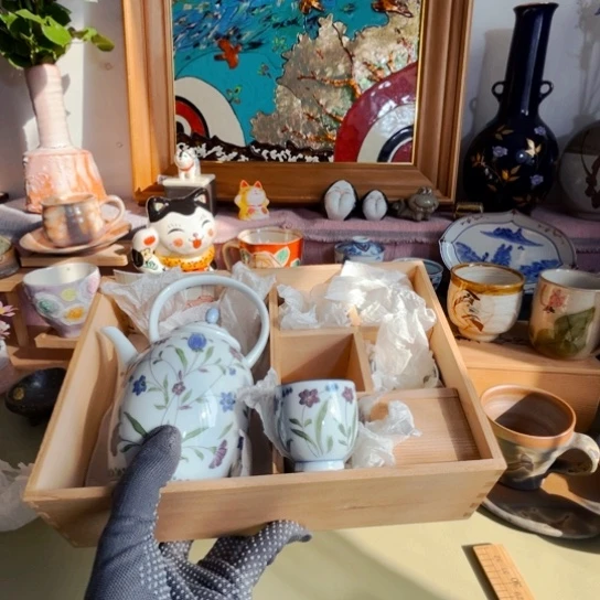 紫砂茶盘小玄子海外回流瓷器