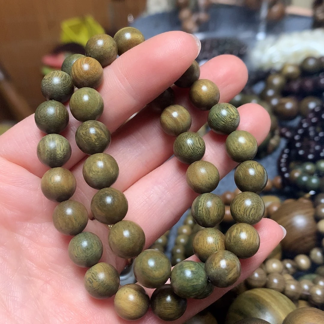 维腊木（绿檀）手串/手链沟****饼