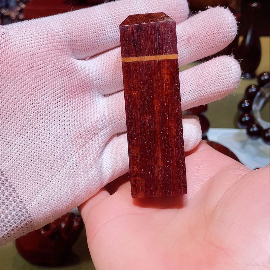 檀香紫檀（小叶紫檀）印章8*2.4