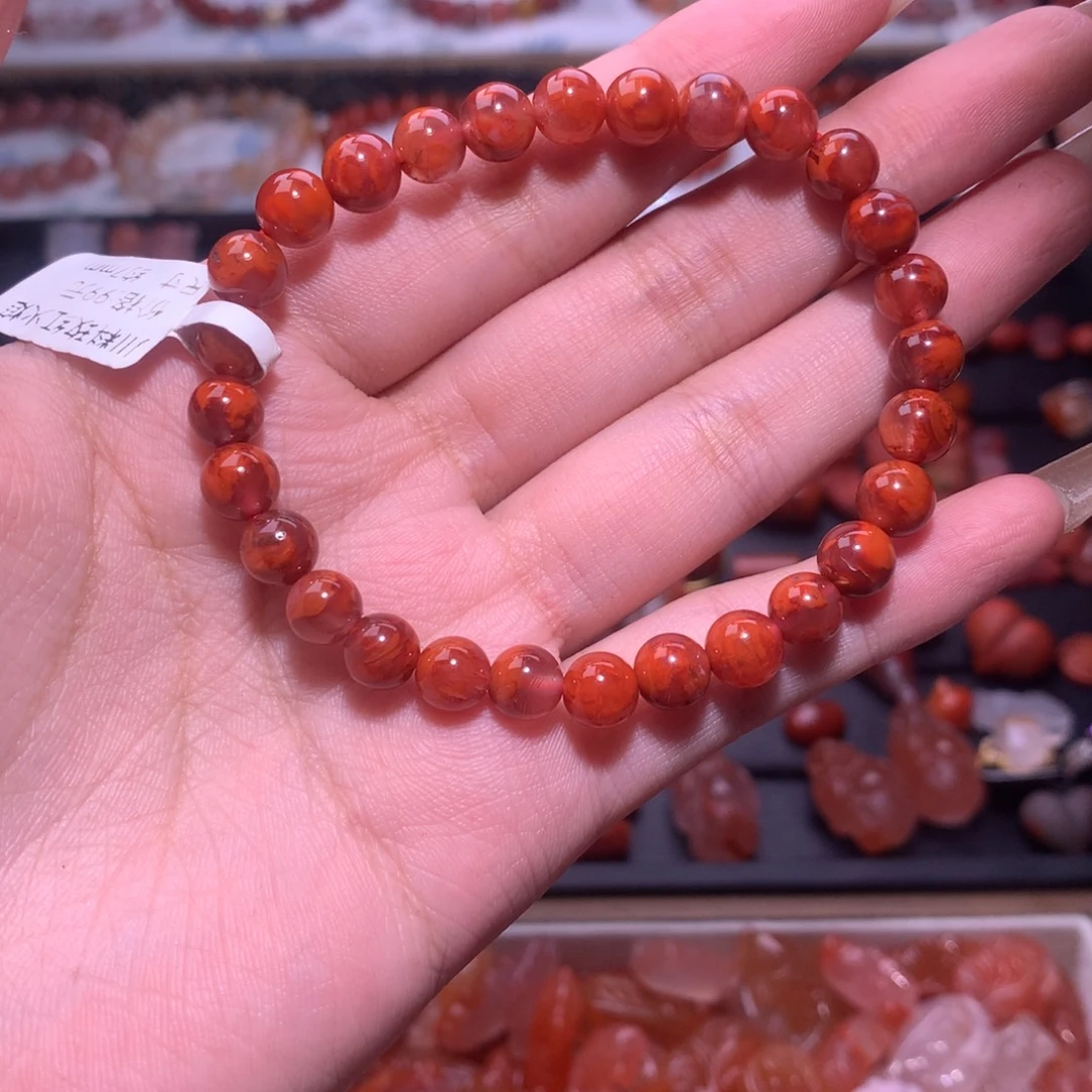 未镶嵌南红玛瑙珠宝半成品单圈1