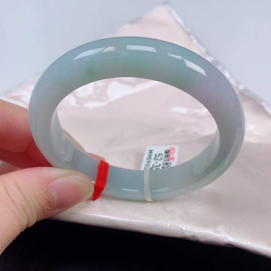 未镶嵌手镯翡翠52正圈