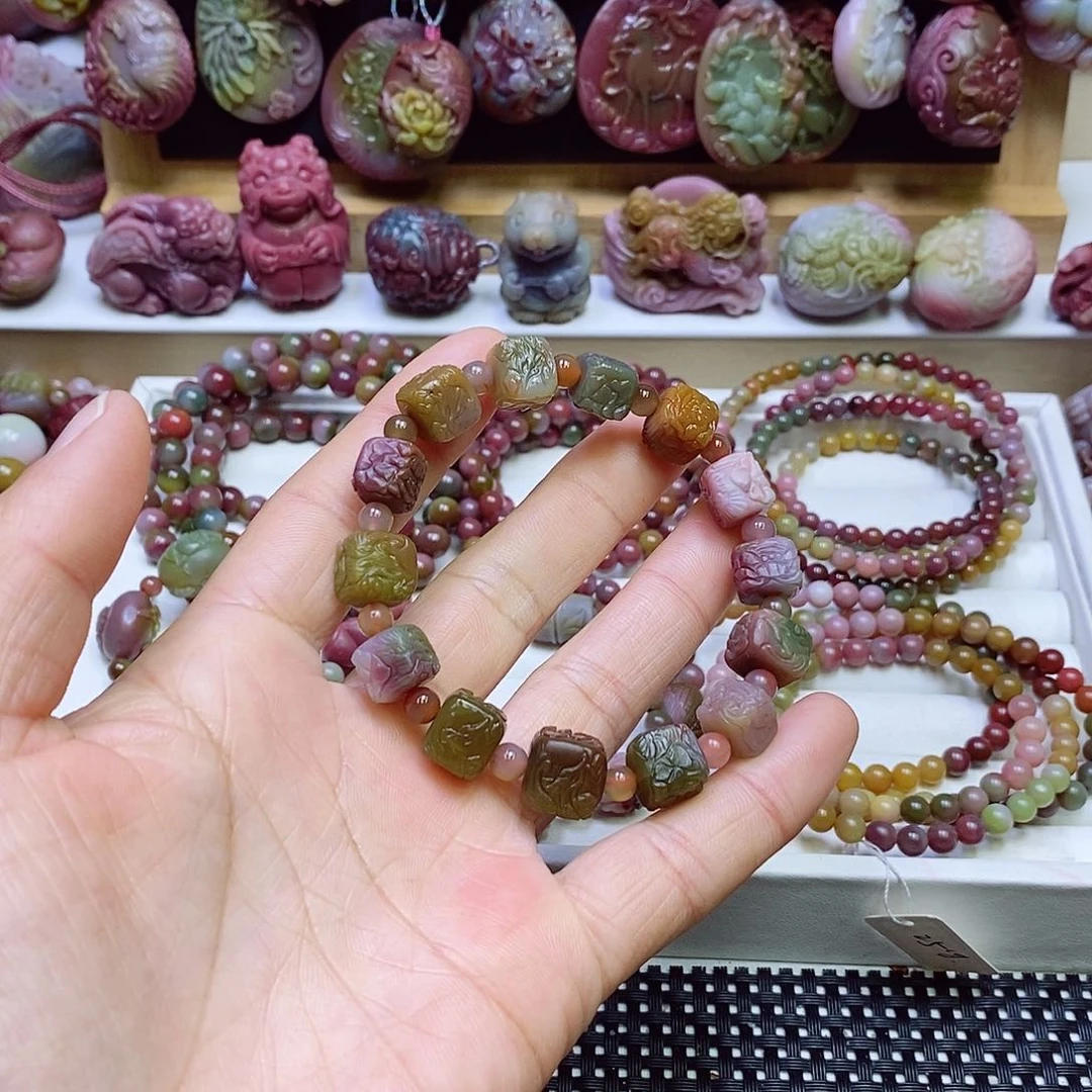 玛瑙/玉髓盐源玛瑙手串未镶嵌