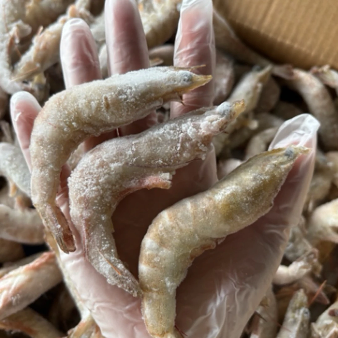 单冻南美白对虾冻虾大对虾整箱净重8斤批发商用酒席用虾