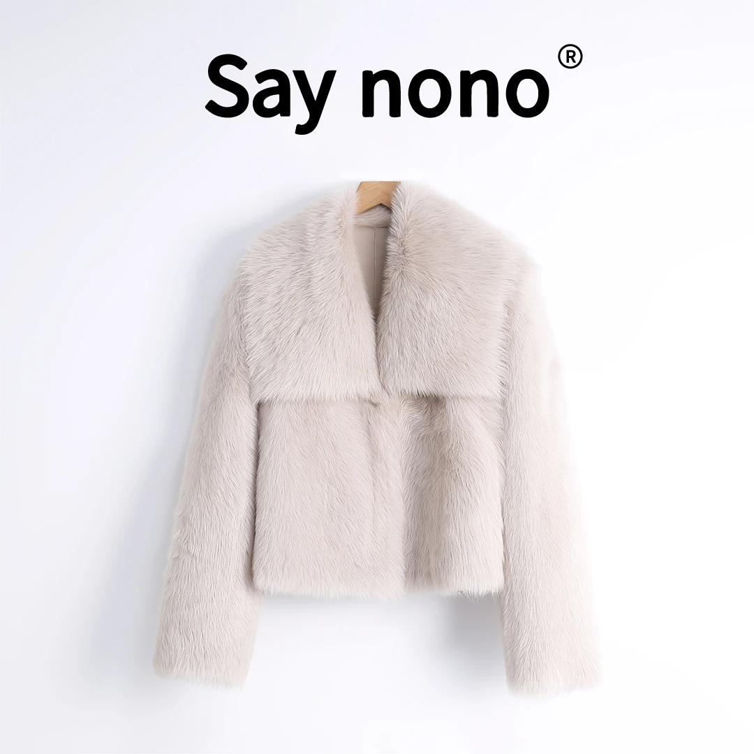 懒猫nono│Saynono 暖冬蜜语＿保暖羊皮毛一体上衣外套/MLT357