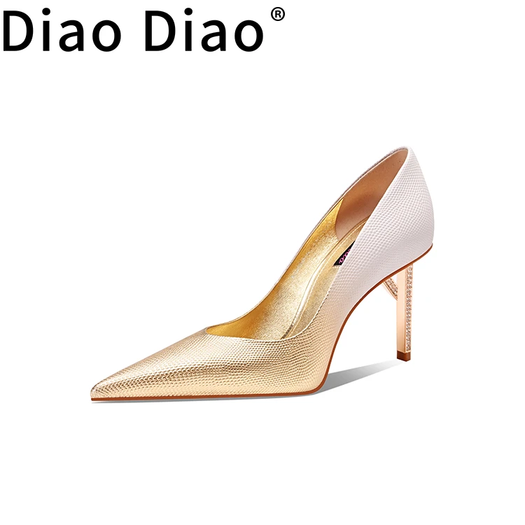 尖头通用细跟高跟鞋女士春季婚鞋百搭设计师浅口时尚细高跟欧若风