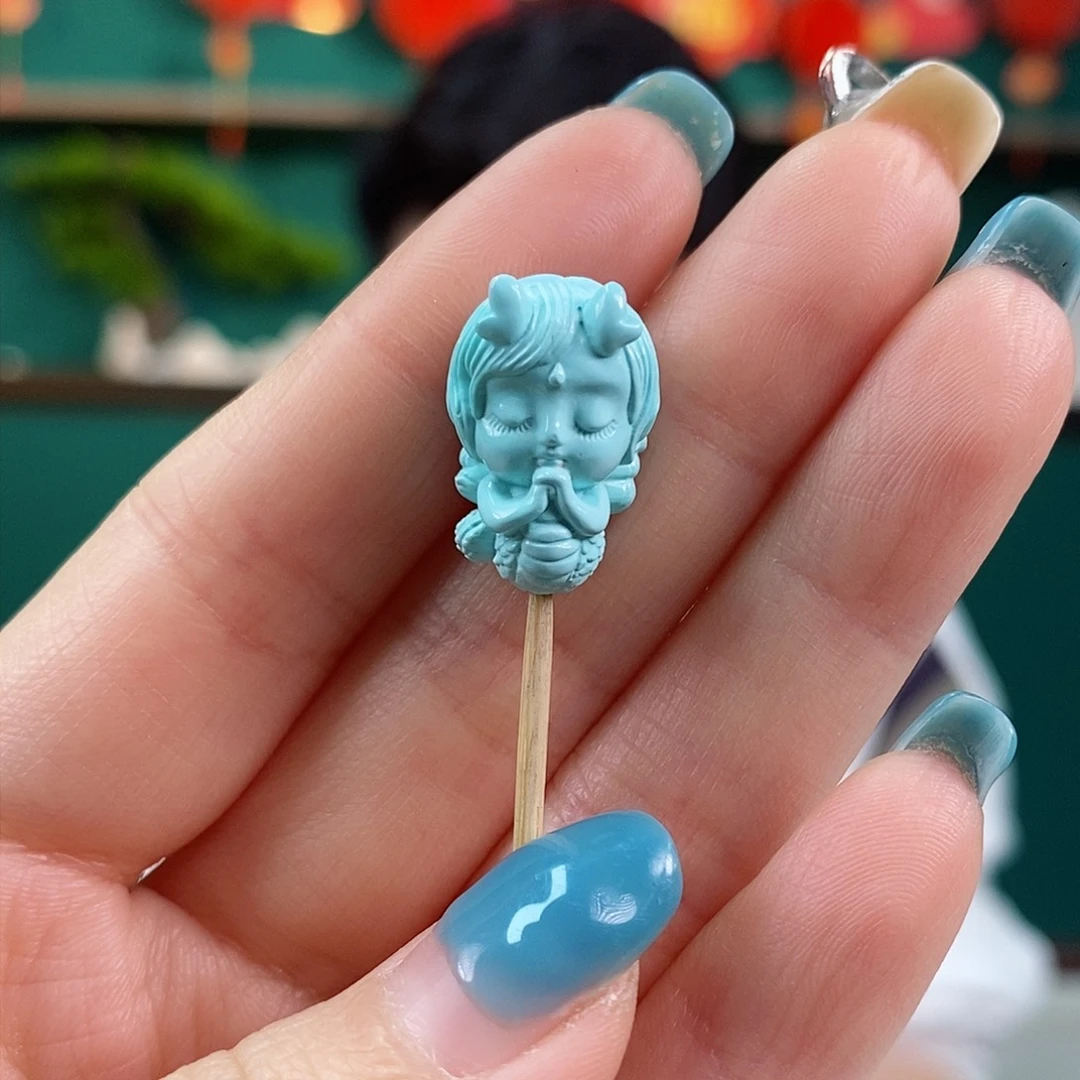 绿松石珠宝奇石未镶嵌