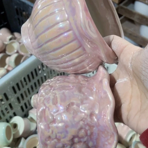 红陶陶瓷多肉花盆