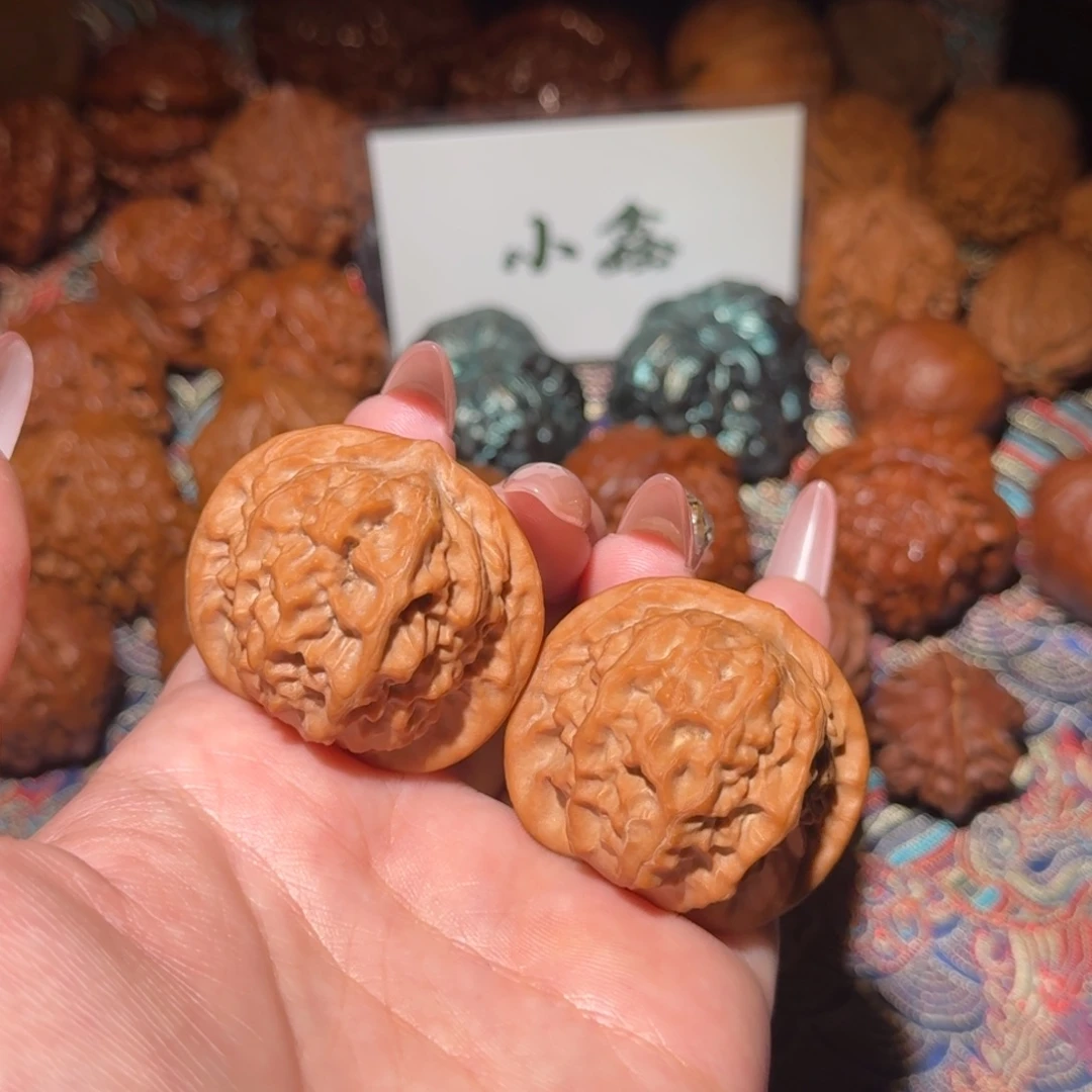 把件文玩核桃1546号40瓷娃娃文玩核桃