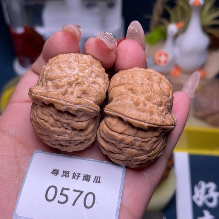 把件文玩核桃南瓜墩45-0570