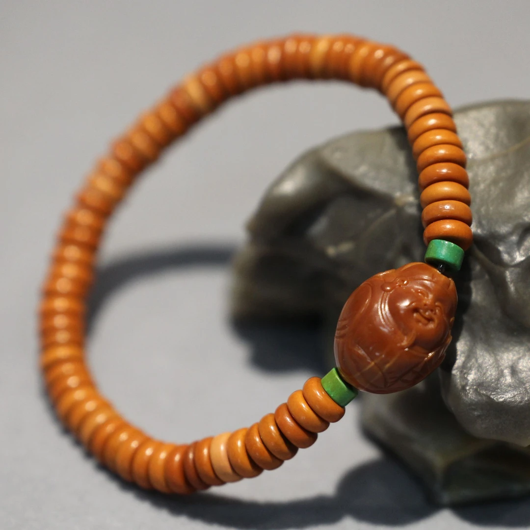 琴韵核雕工作室【财源滚滚】财神生动活泼 寓意财源滚滚 福禄绵绵